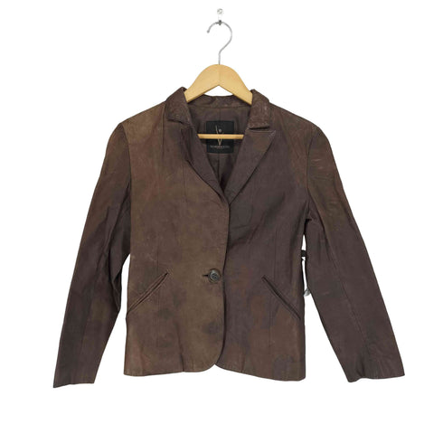 fra vaganza e citta cow leather カウレザー1Bテーラードジャケット レディース