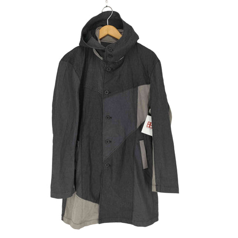 ミッシェルクランオム MICHEL KLEIN HOMME デニム地フーディーコート メンズ 51