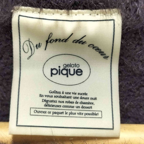 ジェラートピケ gelato pique リボンプルオーバー レディース FREE