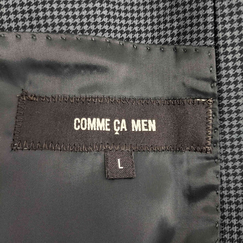 コムサデモードメン COMME CA DU MODE MEN 千鳥柄ハイテンションストレッチ ジャケット メンズ JPN:L
