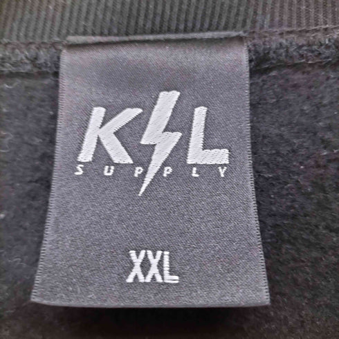 KSL SUPPLY フロントプリントクルーネックスウェット メンズ XXL