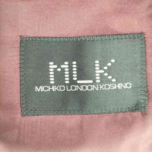 ミチコロンドン MICHIKO LONDON MLK ストライプ3Bテーラードジャケット メンズ 94A6