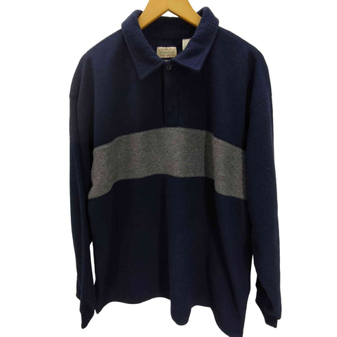 セントジョンズベイ STJOHNS BAY ボーダー フリース ポロ シャツ ビッグサイズ メンズ import:XL