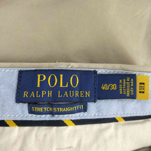 ポロラルフローレン POLO RALPH LAUREN STRETCH STARAIGHT FIT ワイド チノ スラックス パンツ メンズ 40/30