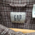 ギャップ Gap 90S 白タグ コットン レーヨン L/S チェック シャツ メンズ import:XL