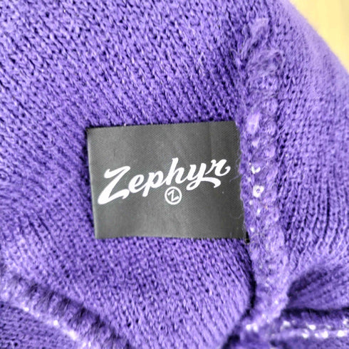 Zephyr ノルディック柄 カレッジニット帽 レディース