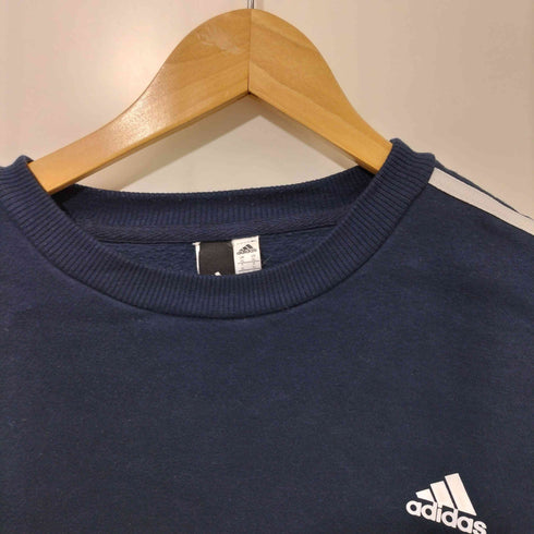 アディダス adidas Essentials 3-Stripes Crew Sweatshirt エッセンシャル 3ストライプ クルースウェットシャツ メンズ import:XL