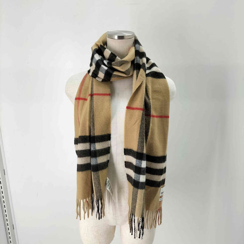 バーバリー BURBERRY GIANT CHECK ジャイアントチェック カシミヤ100% マフラー ノバチェック レディース 168×30