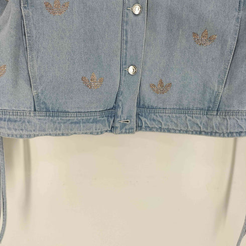 アディダス adidas 24SS デニム ラインストーン ジャケット レディース JPN:L