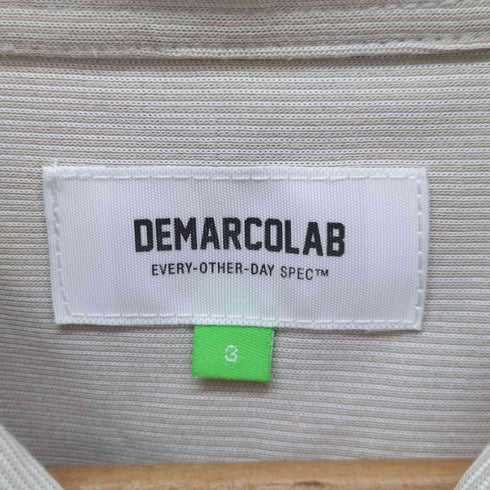 DeMarcolab}}ハーフスリーブジップアップシャツ メンズ JPN:3