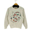 ミラー MILLER 90s USA製 two face プリントラグランスウェットシャツ レディース JPN:M