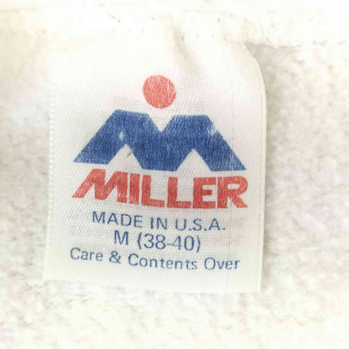 ミラー MILLER 90s USA製 two face プリントラグランスウェットシャツ レディース JPN:M