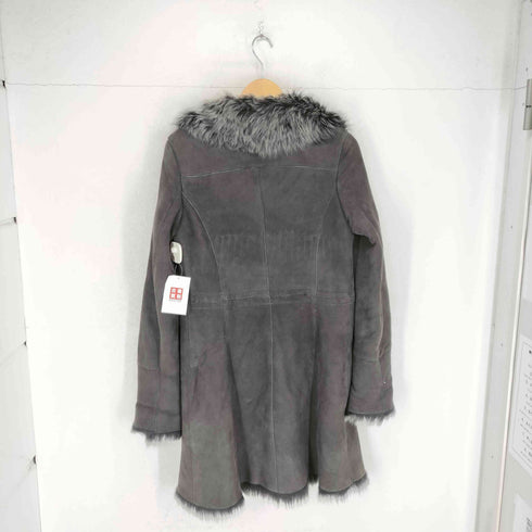 SHEARLING 裏ファースウェード切替コート レディース 44