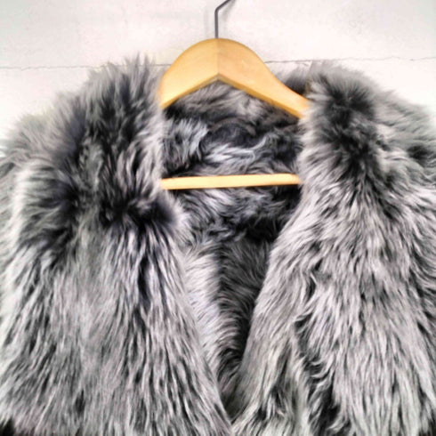 SHEARLING 裏ファースウェード切替コート レディース 44