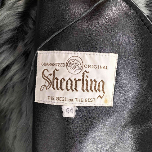 SHEARLING 裏ファースウェード切替コート レディース 44
