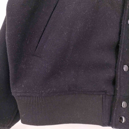 ホワイトランド WHITELAND MELTON BOMBER JACKET スタジャン メンズ FREE