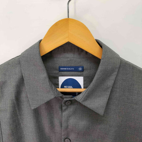 MELSIGN ワイドボックスシルエットオーバーサイズシャツ メンズ JPN:XL