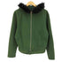 ジュニアゴルチェ JUNIOR GAULTIER 90-00s archive fur Zip-up hoodie 裏地パイル フェイクファージップアップ フーディー 短丈 メンズ 48