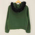 ジュニアゴルチェ JUNIOR GAULTIER 90-00s archive fur Zip-up hoodie 裏地パイル フェイクファージップアップ フーディー 短丈 メンズ 48