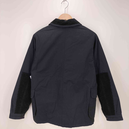 カバンドズッカ CABANE de ZUCCa オイルドコットンショートコート 襟コーデュロイワークジャケット メンズ JPN:M