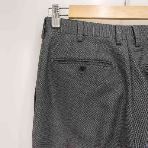 ヴィタルバルベリス カノニコ VITALE BARBERIS CANONICO チェック柄 ウールスラックス メンズ 79