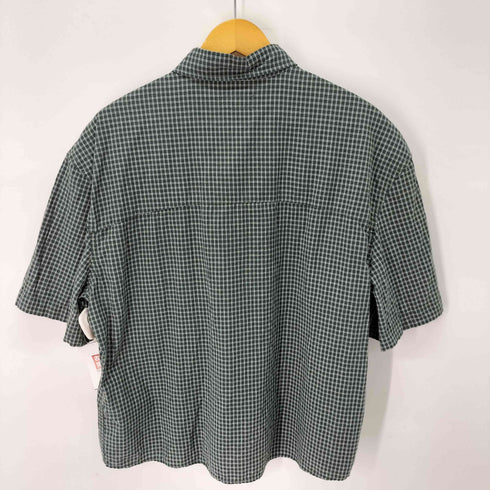 ザラ ZARA 短丈 ボックス 半袖 チェックシャツ メンズ S-M
