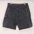 カーハートワークインプログレス Carhartt WIP RIVET SHORT Black stone washed デニムショートパンツ メンズ JPN:L