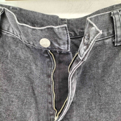 カーハートワークインプログレス Carhartt WIP RIVET SHORT Black stone washed デニムショートパンツ メンズ JPN:L