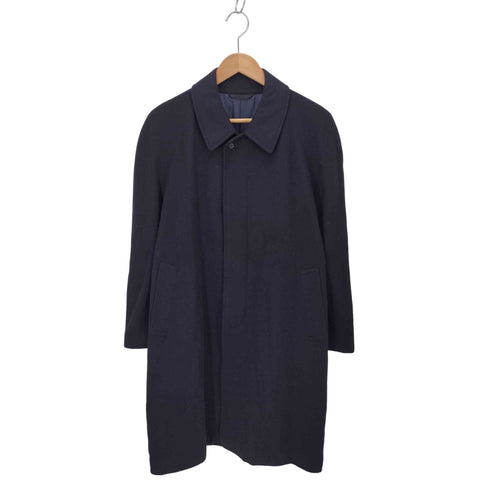 STAUS ABLE ウール比翼ステンカラーコート メンズ