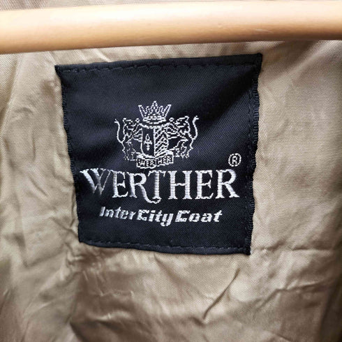 WERTHER ラグラン比翼ステンカラーコート メンズ