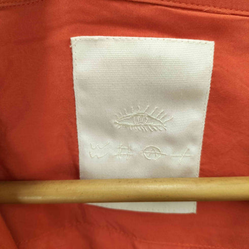 フーワット WhoWhat レーヨンシルクオープンカラーシャツ メンズ JPN:M