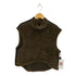 エムズブラック ms braque TAPED-SIDE SHORT LENGTH PULLOVER GILET ニットベスト メンズ ML