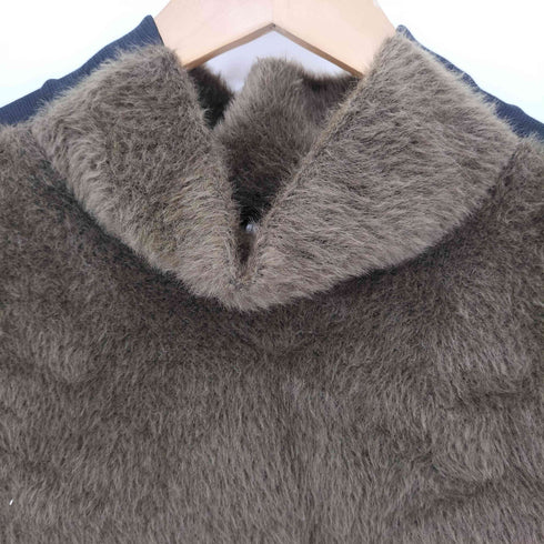 エムズブラック ms braque TAPED-SIDE SHORT LENGTH PULLOVER GILET ニットベスト メンズ ML