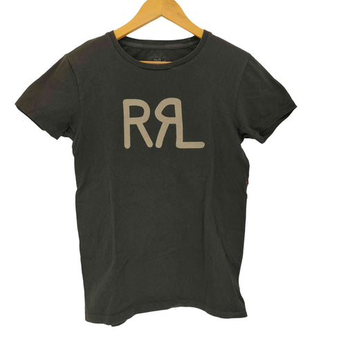 ダブルアールエルラルフローレン RRL RALPH LAUREN フロントプリントクルーネックTシャツ メンズ import:XS