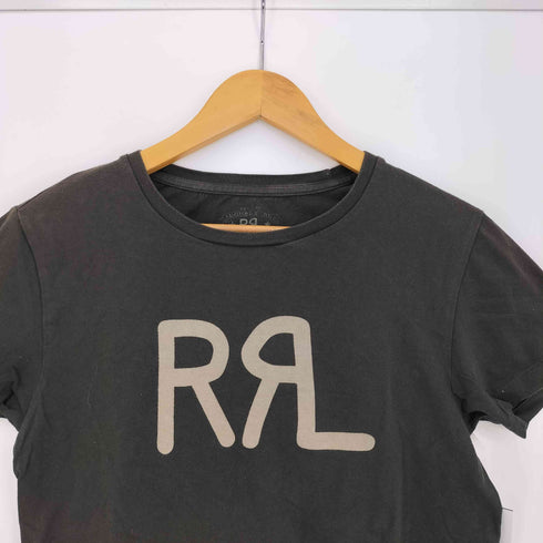 ダブルアールエルラルフローレン RRL RALPH LAUREN フロントプリントクルーネックTシャツ メンズ import:XS