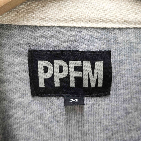 ピーピーエフエム PPFM ワッペン刺繍ジップパーカー メンズ JPN:M