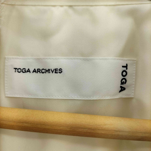 トーガアーカイブス TOGA ARCHIVES FRILL EMBROIDERY BLOUSE フリルエンブロイダリーブラウス レディース JPN:36