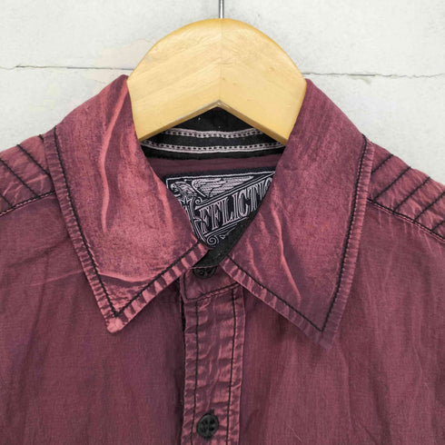 アフリクション AFFLICTION BLACK PREMIUM Y2K 平成 L/Sシャツ メンズ JPN:S