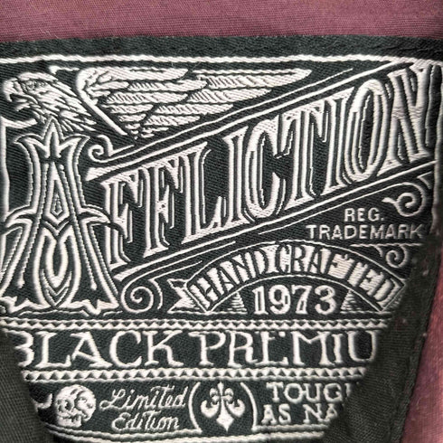 アフリクション AFFLICTION BLACK PREMIUM Y2K 平成 L/Sシャツ メンズ JPN:S