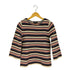 アーペーセー A.P.C. メリノウール100% ボーダー ボートネック ニット レディース import:XS