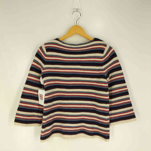 アーペーセー A.P.C. メリノウール100% ボーダー ボートネック ニット レディース import:XS