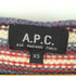 アーペーセー A.P.C. メリノウール100% ボーダー ボートネック ニット レディース import:XS