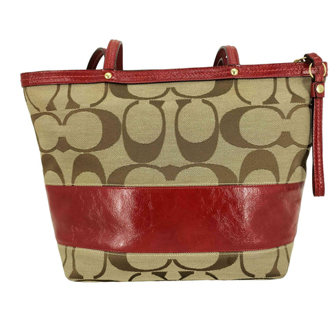 コーチ COACH F0868 シグネチャーハンドバッグ レディース
