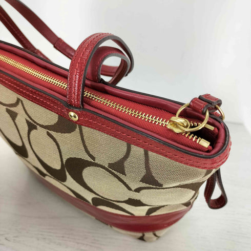 コーチ COACH F0868 シグネチャーハンドバッグ レディース