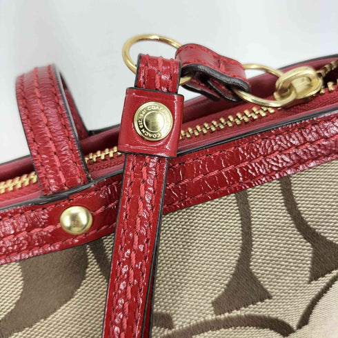 コーチ COACH F0868 シグネチャーハンドバッグ レディース