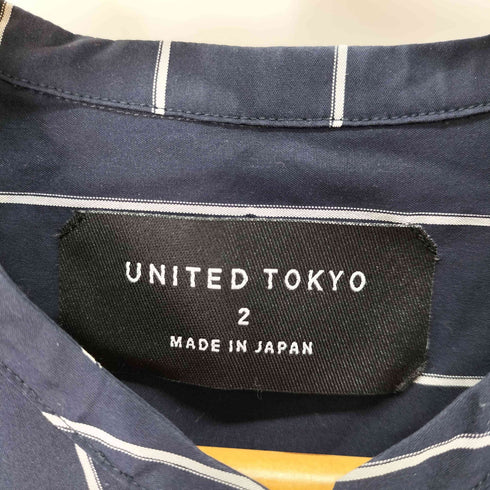 ユナイテッドトウキョウ UNITED TOKYO ストライプVネックシャツ メンズ JPN:2