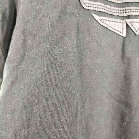 アディダスオリジナルス adidas Originals 10S フェイクレザー トレフォイルロゴ Tシャツ レディース import:M