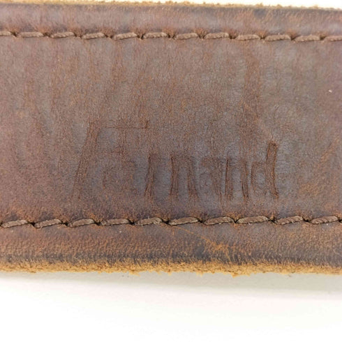 FERNAND LEATHER リング バックル レザー ベルト メンズ 28