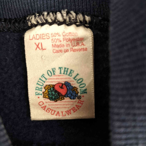 フルーツオブザルーム FRUIT OF THE LOOM USA製 ラグランスウェット メンズ import:XL