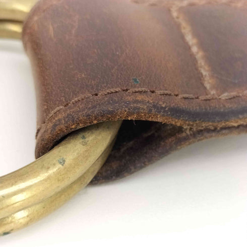 FERNAND LEATHER ダブル リング バックル レザー ベルト メンズ